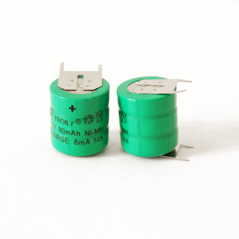 Ni-MH80mAh 3.6V 柱式 帶焊腳